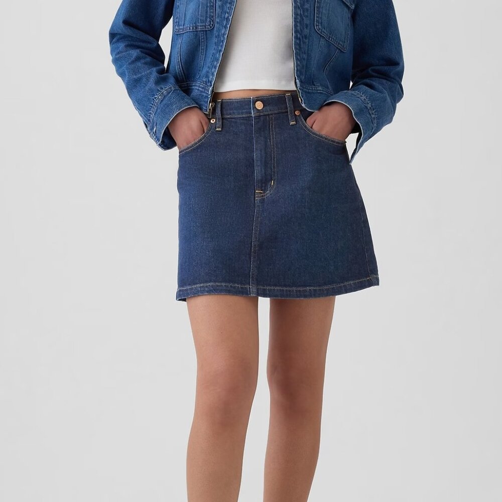 Denim Mini Skirt